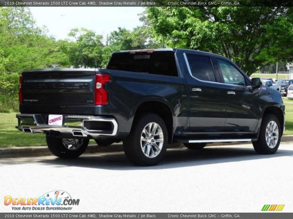 2019 Chevrolet Silverado 1500 LTZ Crew Cab 4WD Shadow Gray Metallic / Jet Black Photo #3