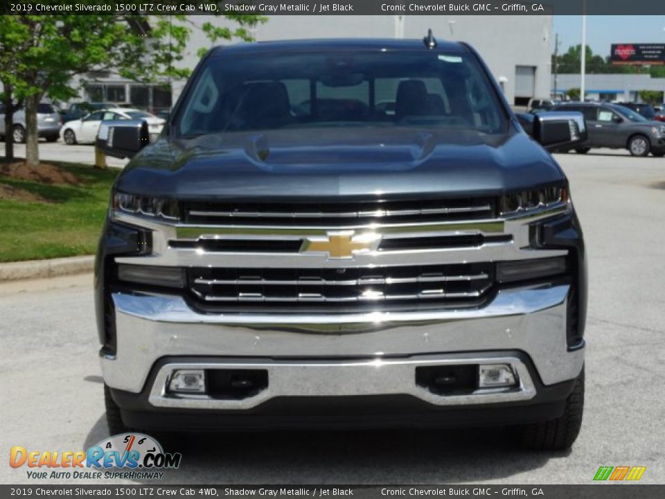 2019 Chevrolet Silverado 1500 LTZ Crew Cab 4WD Shadow Gray Metallic / Jet Black Photo #4