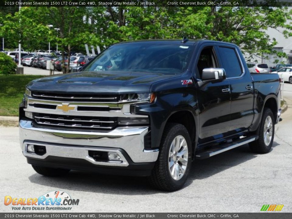2019 Chevrolet Silverado 1500 LTZ Crew Cab 4WD Shadow Gray Metallic / Jet Black Photo #5