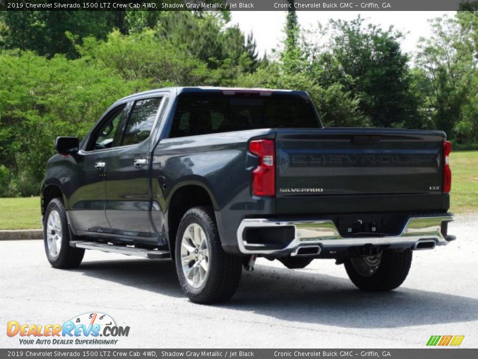 2019 Chevrolet Silverado 1500 LTZ Crew Cab 4WD Shadow Gray Metallic / Jet Black Photo #6