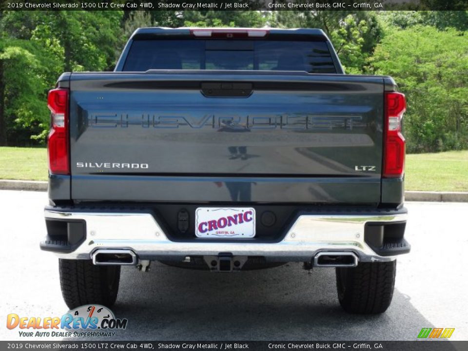 2019 Chevrolet Silverado 1500 LTZ Crew Cab 4WD Shadow Gray Metallic / Jet Black Photo #7