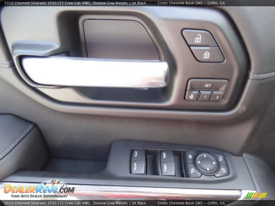 2019 Chevrolet Silverado 1500 LTZ Crew Cab 4WD Shadow Gray Metallic / Jet Black Photo #14