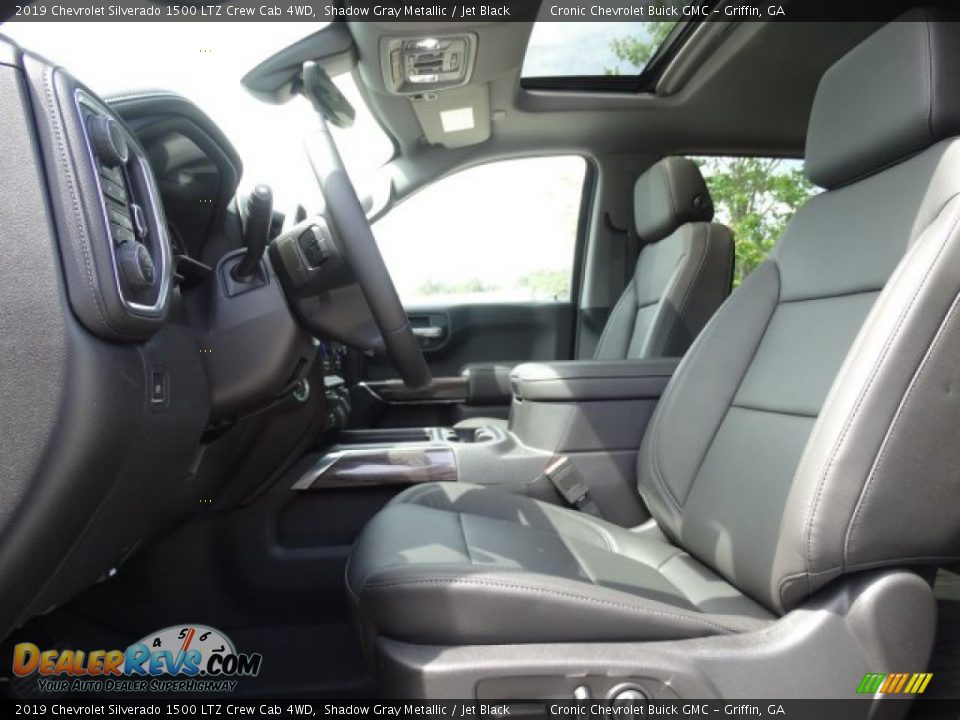 2019 Chevrolet Silverado 1500 LTZ Crew Cab 4WD Shadow Gray Metallic / Jet Black Photo #16