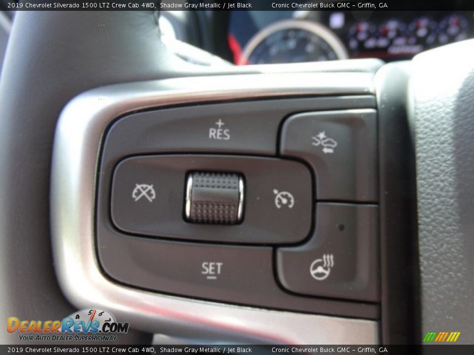 2019 Chevrolet Silverado 1500 LTZ Crew Cab 4WD Shadow Gray Metallic / Jet Black Photo #18
