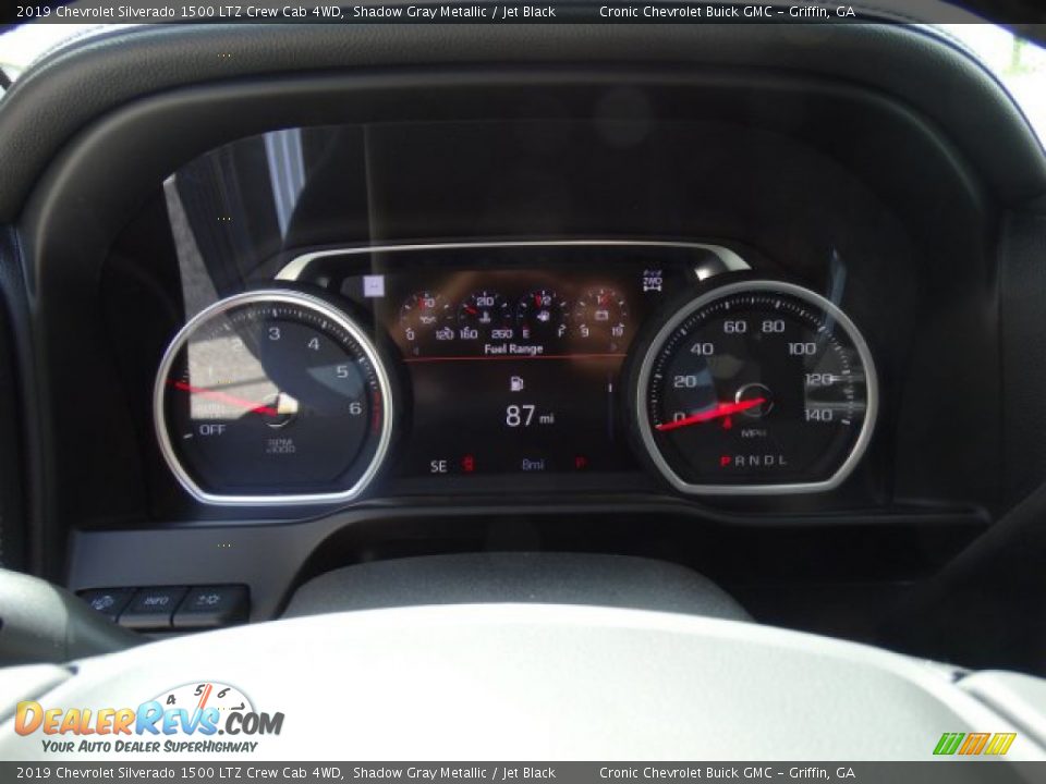 2019 Chevrolet Silverado 1500 LTZ Crew Cab 4WD Shadow Gray Metallic / Jet Black Photo #19