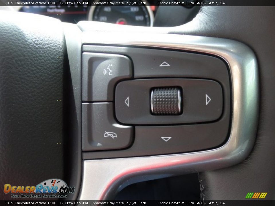 2019 Chevrolet Silverado 1500 LTZ Crew Cab 4WD Shadow Gray Metallic / Jet Black Photo #20