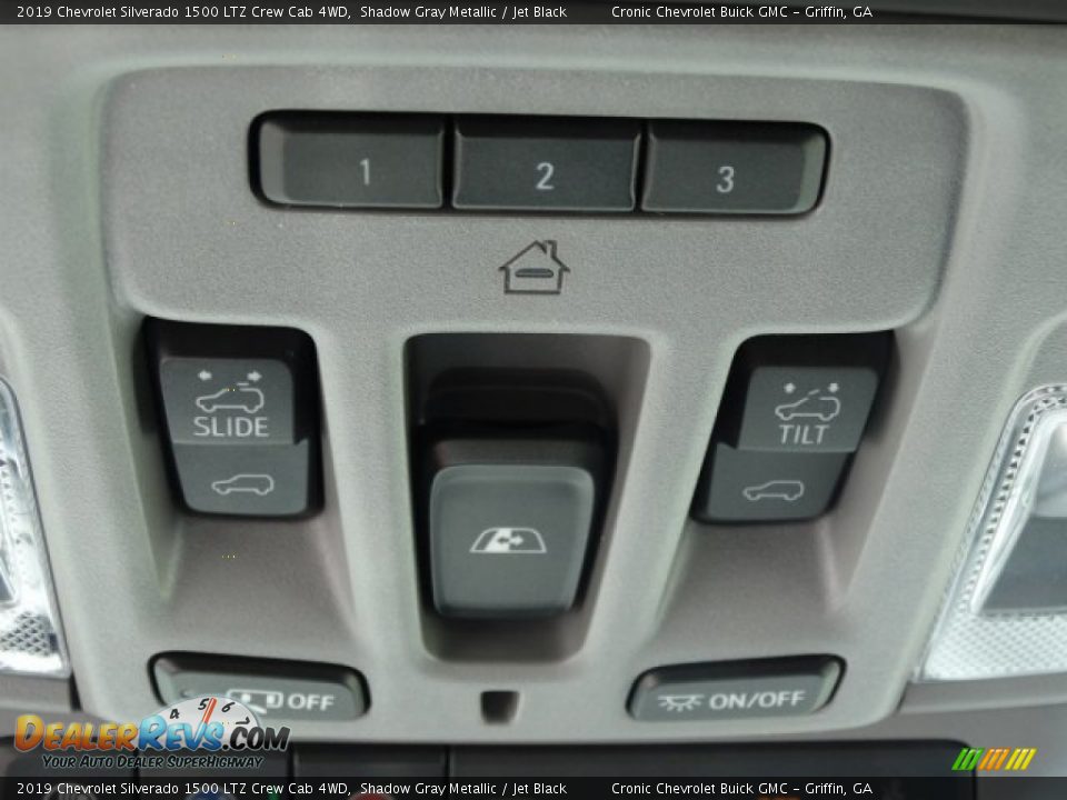 2019 Chevrolet Silverado 1500 LTZ Crew Cab 4WD Shadow Gray Metallic / Jet Black Photo #23