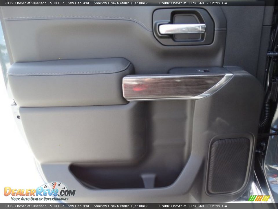2019 Chevrolet Silverado 1500 LTZ Crew Cab 4WD Shadow Gray Metallic / Jet Black Photo #24