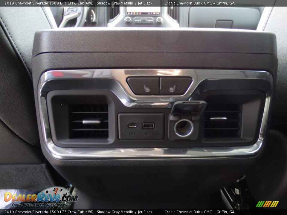 2019 Chevrolet Silverado 1500 LTZ Crew Cab 4WD Shadow Gray Metallic / Jet Black Photo #26