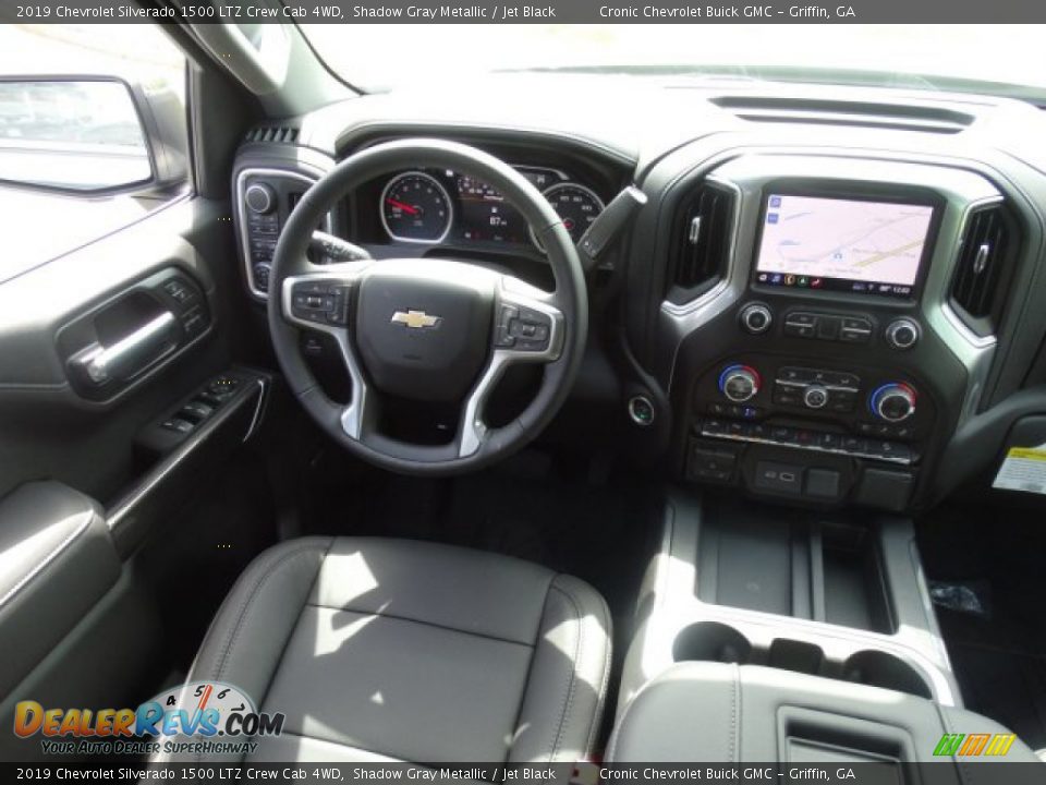 2019 Chevrolet Silverado 1500 LTZ Crew Cab 4WD Shadow Gray Metallic / Jet Black Photo #27