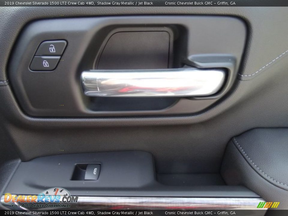 2019 Chevrolet Silverado 1500 LTZ Crew Cab 4WD Shadow Gray Metallic / Jet Black Photo #28