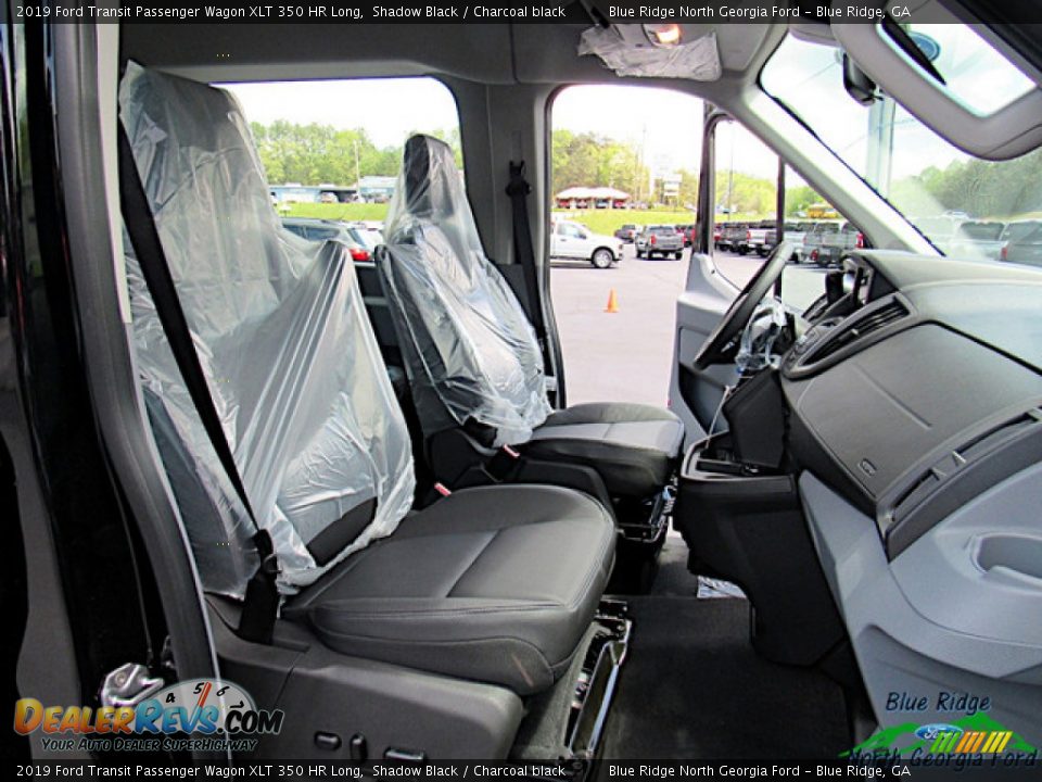 2019 Ford Transit Passenger Wagon XLT 350 HR Long Shadow Black / Charcoal black Photo #35