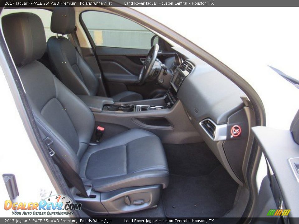 2017 Jaguar F-PACE 35t AWD Premium Polaris White / Jet Photo #3