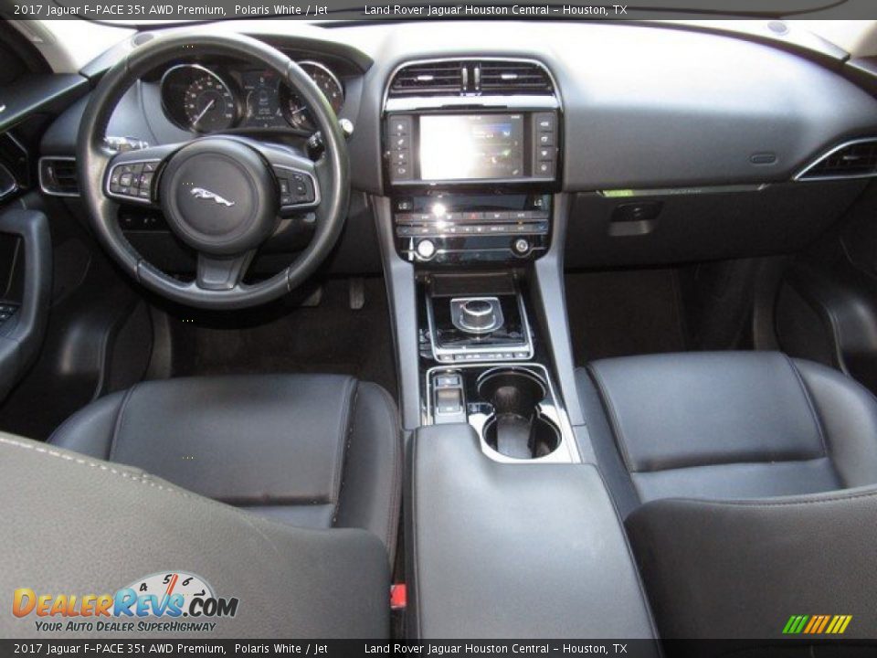 2017 Jaguar F-PACE 35t AWD Premium Polaris White / Jet Photo #4