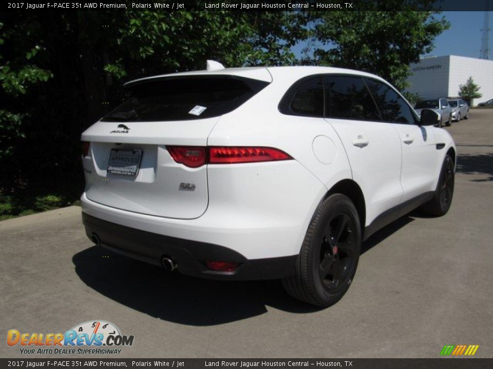 2017 Jaguar F-PACE 35t AWD Premium Polaris White / Jet Photo #8