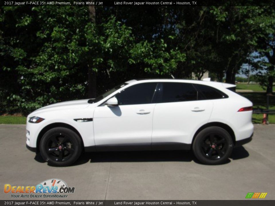 2017 Jaguar F-PACE 35t AWD Premium Polaris White / Jet Photo #13