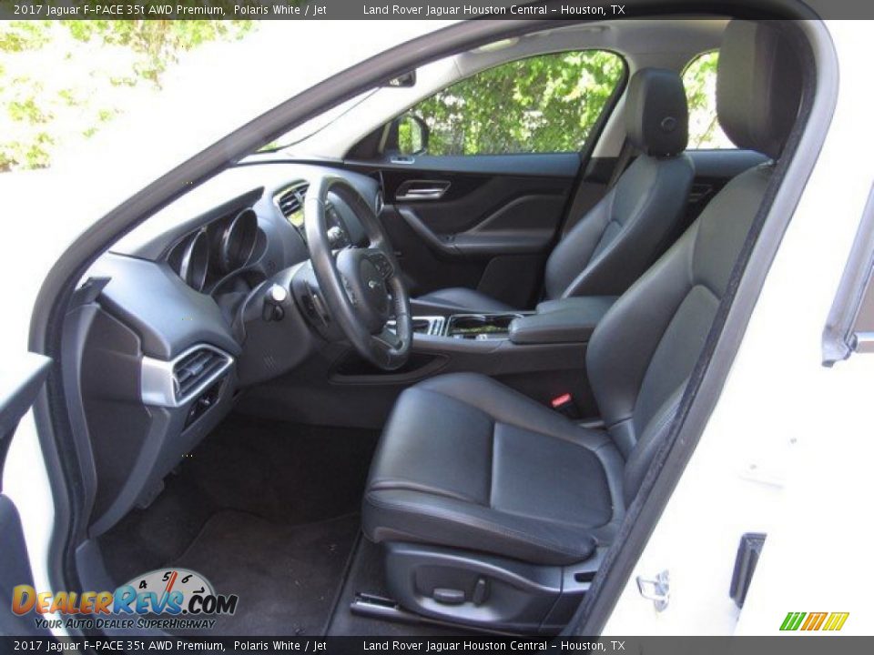 2017 Jaguar F-PACE 35t AWD Premium Polaris White / Jet Photo #14