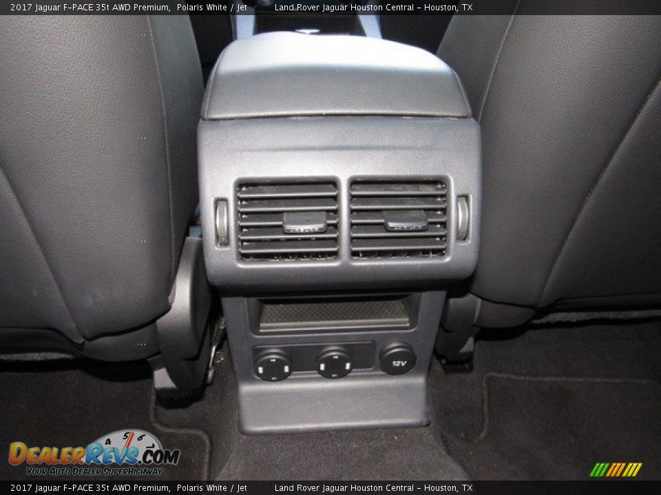 2017 Jaguar F-PACE 35t AWD Premium Polaris White / Jet Photo #17