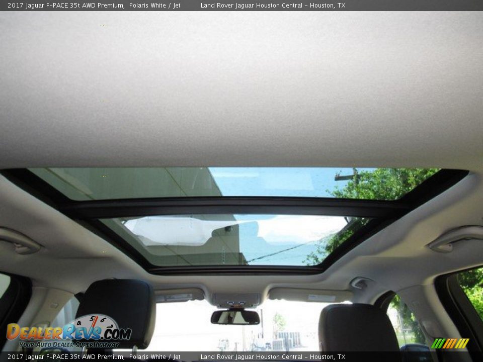 2017 Jaguar F-PACE 35t AWD Premium Polaris White / Jet Photo #19