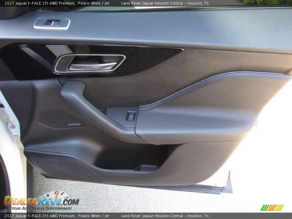 2017 Jaguar F-PACE 35t AWD Premium Polaris White / Jet Photo #21