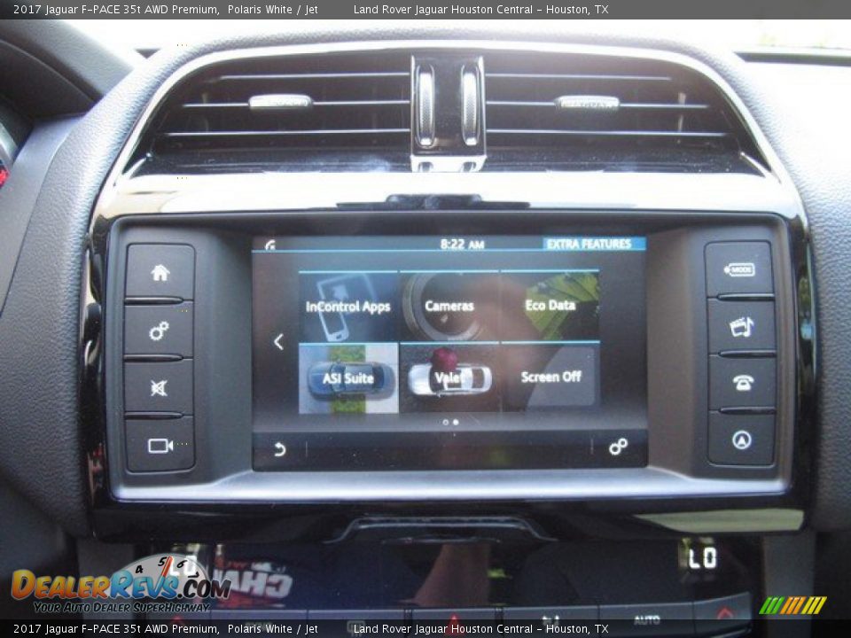 2017 Jaguar F-PACE 35t AWD Premium Polaris White / Jet Photo #32