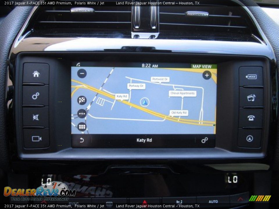 2017 Jaguar F-PACE 35t AWD Premium Polaris White / Jet Photo #33