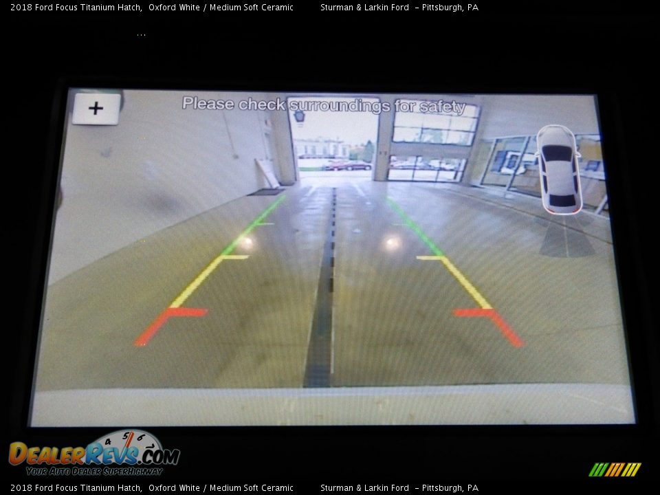 2018 Ford Focus Titanium Hatch Oxford White / Medium Soft Ceramic Photo #23