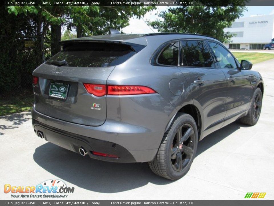 2019 Jaguar F-PACE S AWD Corris Grey Metallic / Ebony Photo #7