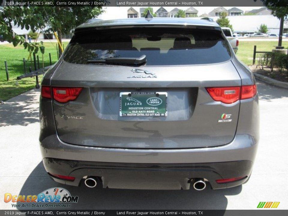 2019 Jaguar F-PACE S AWD Corris Grey Metallic / Ebony Photo #8