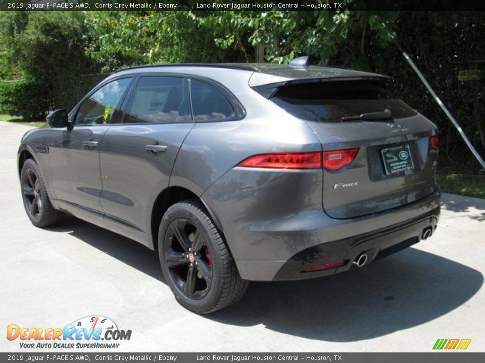 2019 Jaguar F-PACE S AWD Corris Grey Metallic / Ebony Photo #12