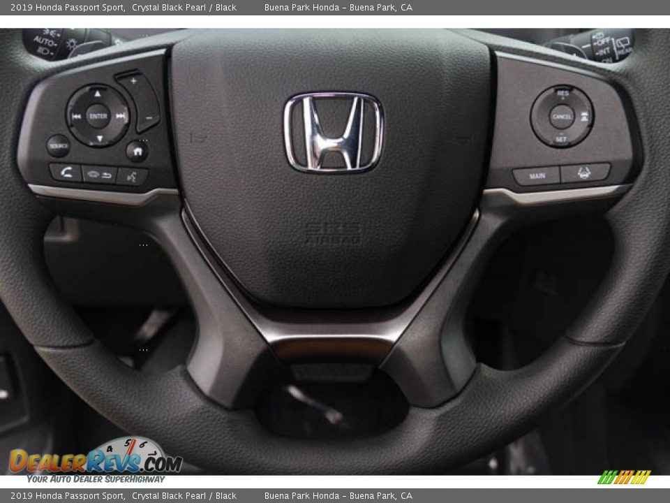 2019 Honda Passport Sport Steering Wheel Photo #17