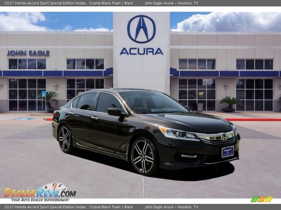 2017 Honda Accord Sport Special Edition Sedan Crystal Black Pearl / Black Photo #1