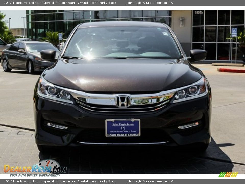 2017 Honda Accord Sport Special Edition Sedan Crystal Black Pearl / Black Photo #2
