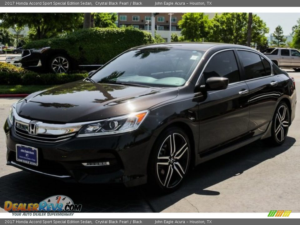 2017 Honda Accord Sport Special Edition Sedan Crystal Black Pearl / Black Photo #3