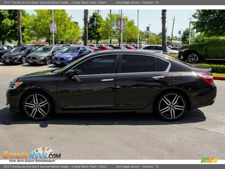 2017 Honda Accord Sport Special Edition Sedan Crystal Black Pearl / Black Photo #4