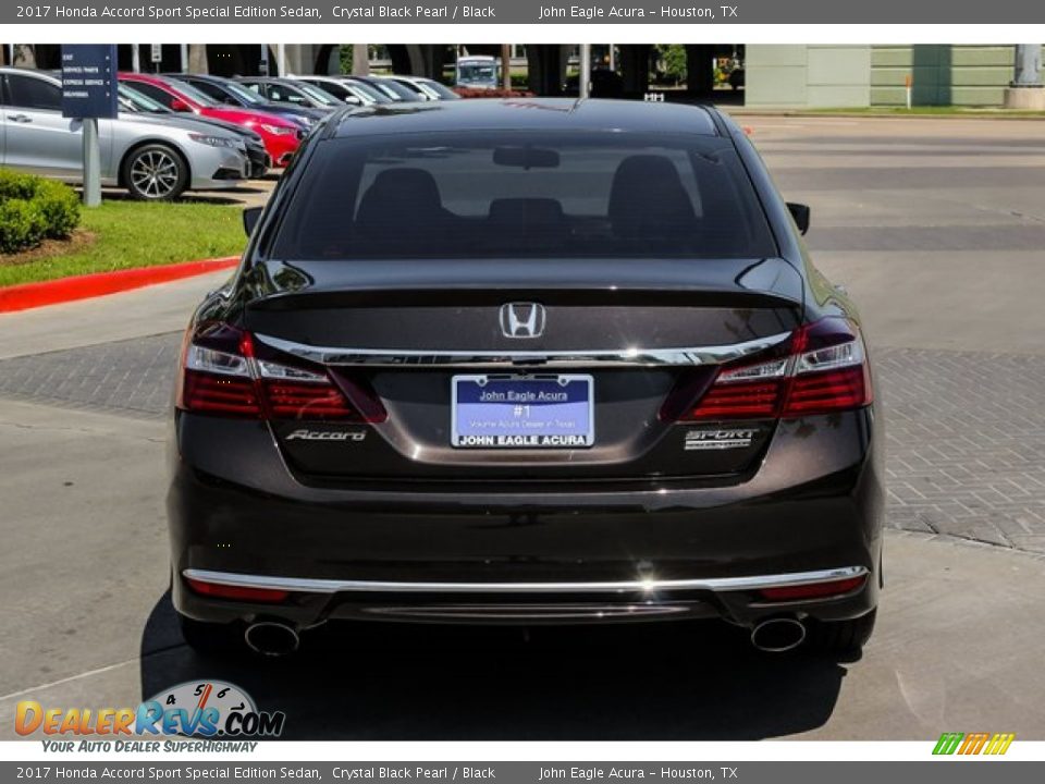2017 Honda Accord Sport Special Edition Sedan Crystal Black Pearl / Black Photo #6