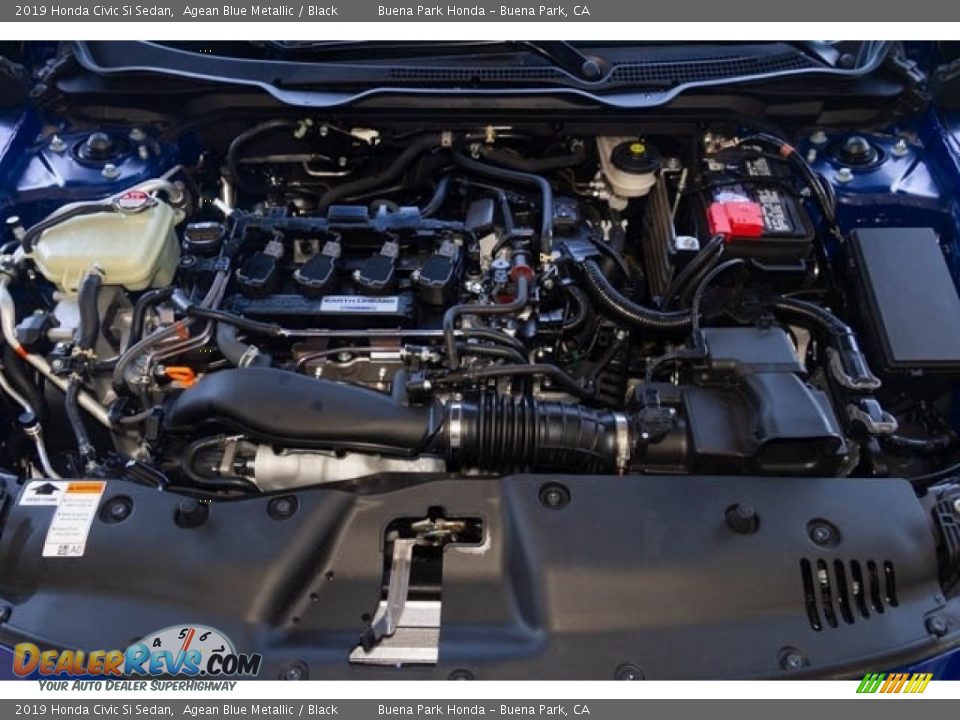 2019 Honda Civic Si Sedan 1.5 Liter Turbocharged DOHC 16-Valve i-VTEC 4 Cylinder Engine Photo #9