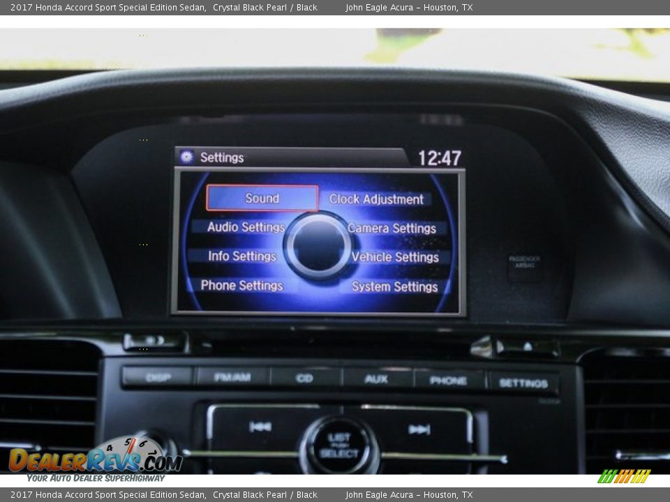 2017 Honda Accord Sport Special Edition Sedan Crystal Black Pearl / Black Photo #28