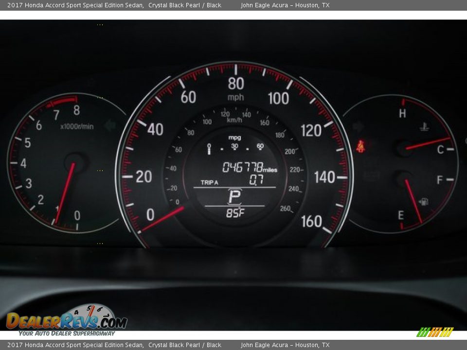 2017 Honda Accord Sport Special Edition Sedan Crystal Black Pearl / Black Photo #33
