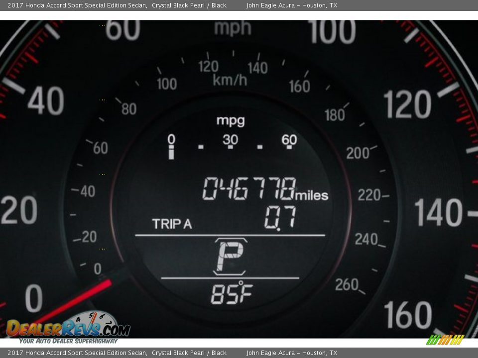 2017 Honda Accord Sport Special Edition Sedan Crystal Black Pearl / Black Photo #34