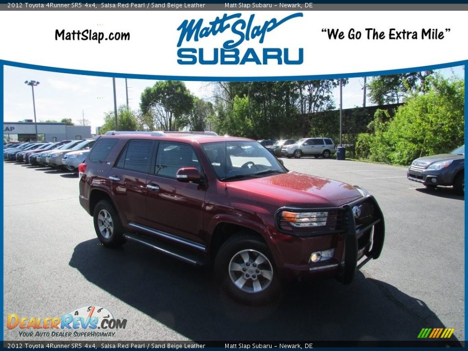 2012 Toyota 4Runner SR5 4x4 Salsa Red Pearl / Sand Beige Leather Photo #1