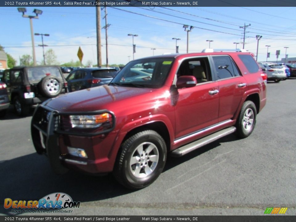 2012 Toyota 4Runner SR5 4x4 Salsa Red Pearl / Sand Beige Leather Photo #2
