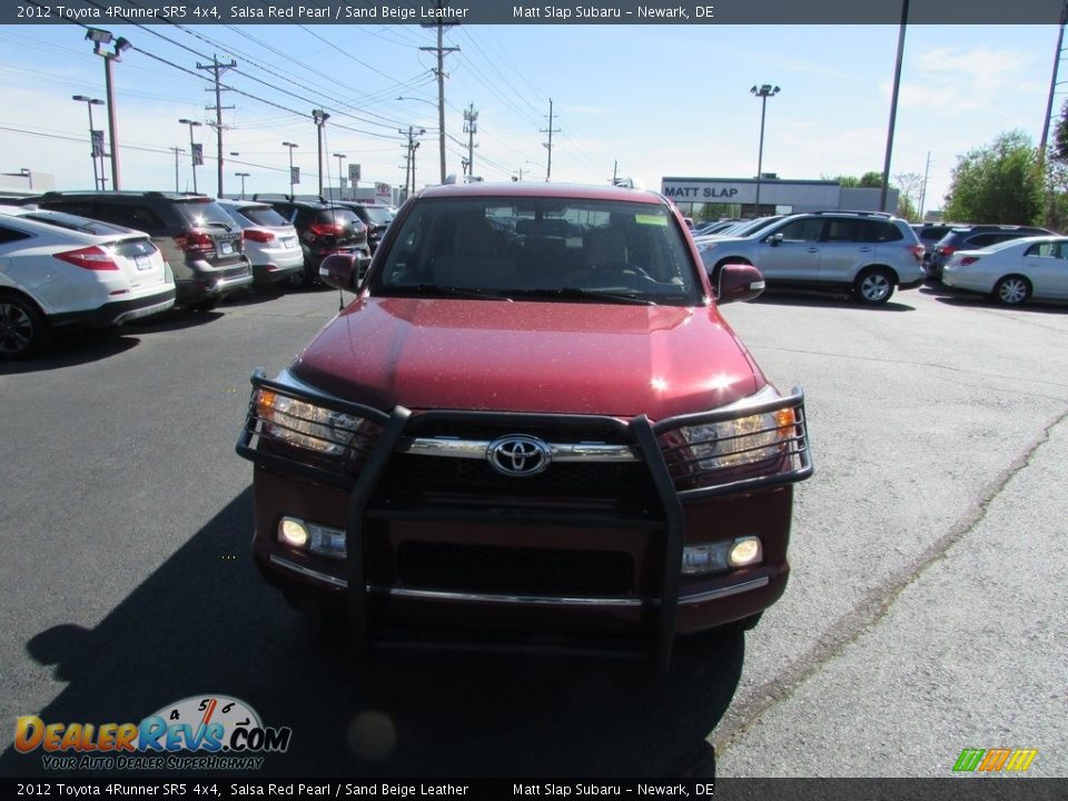 2012 Toyota 4Runner SR5 4x4 Salsa Red Pearl / Sand Beige Leather Photo #3