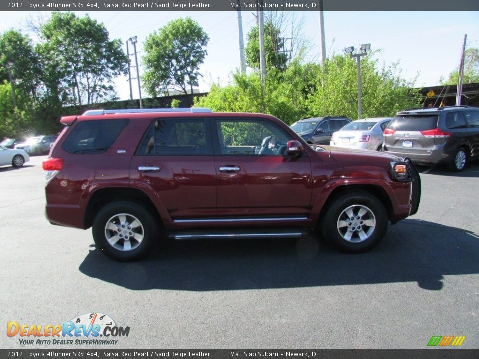 2012 Toyota 4Runner SR5 4x4 Salsa Red Pearl / Sand Beige Leather Photo #5