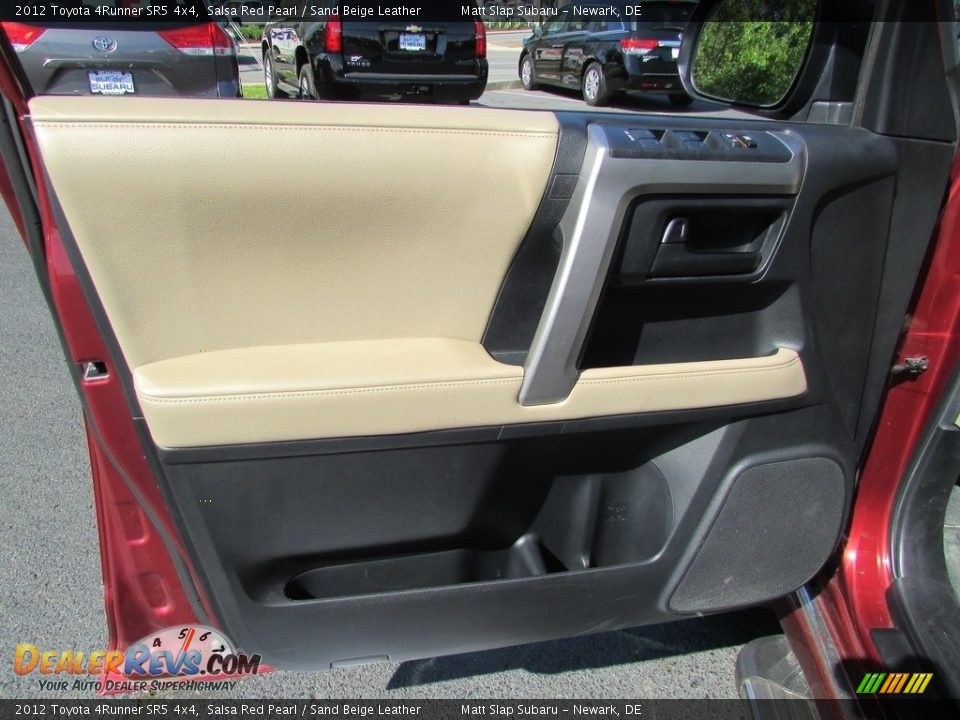 2012 Toyota 4Runner SR5 4x4 Salsa Red Pearl / Sand Beige Leather Photo #13