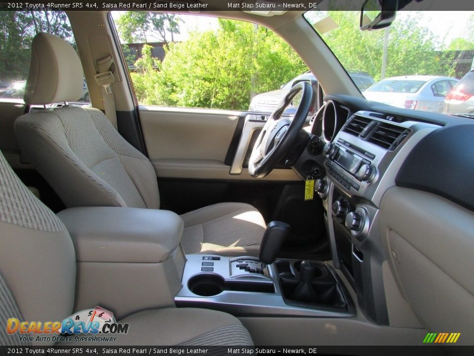 2012 Toyota 4Runner SR5 4x4 Salsa Red Pearl / Sand Beige Leather Photo #16