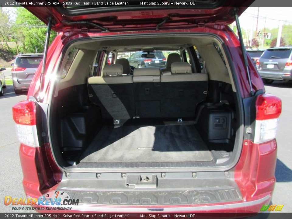2012 Toyota 4Runner SR5 4x4 Salsa Red Pearl / Sand Beige Leather Photo #19