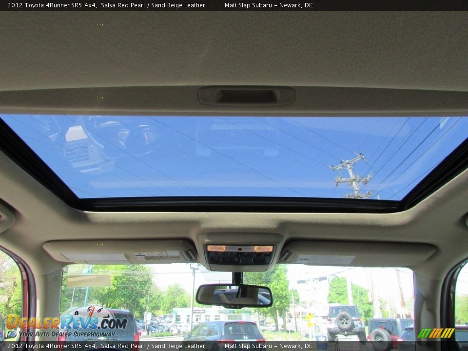 2012 Toyota 4Runner SR5 4x4 Salsa Red Pearl / Sand Beige Leather Photo #20