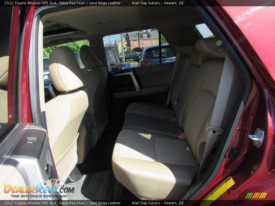 2012 Toyota 4Runner SR5 4x4 Salsa Red Pearl / Sand Beige Leather Photo #21