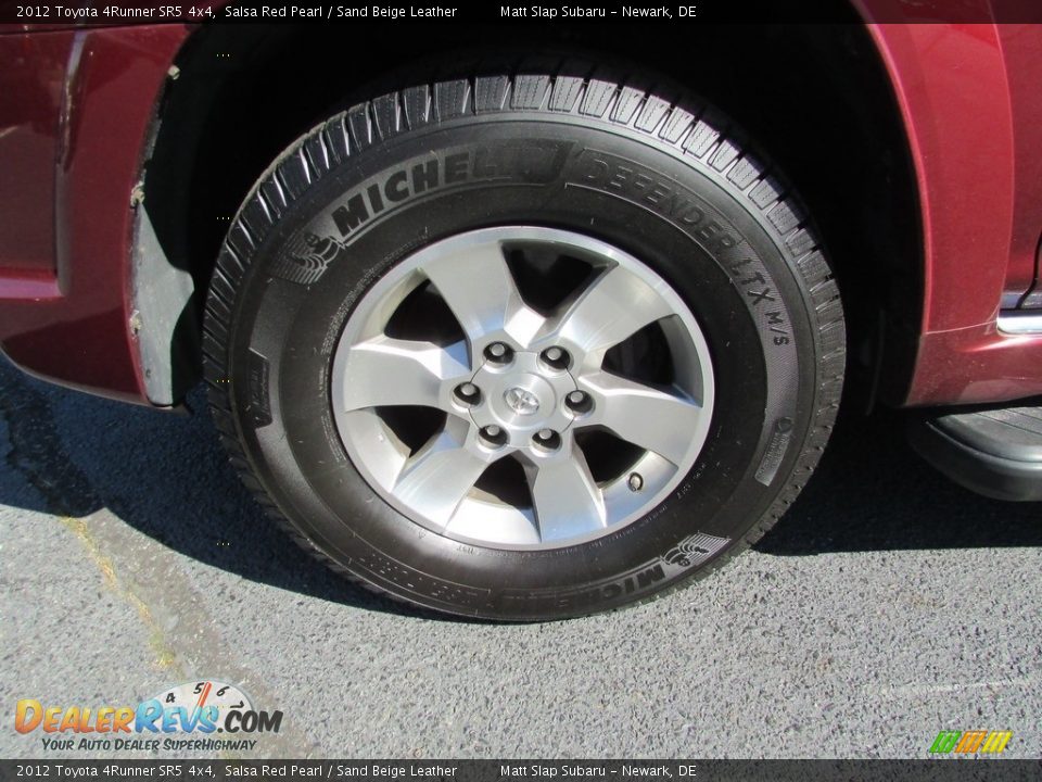 2012 Toyota 4Runner SR5 4x4 Salsa Red Pearl / Sand Beige Leather Photo #22